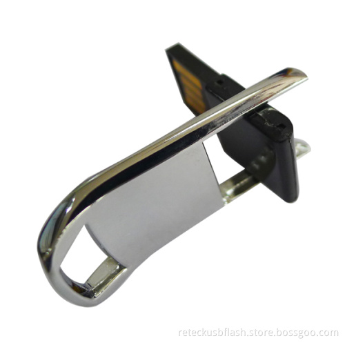 Gold Silver Mini Metal Swivel USB Flash Drive